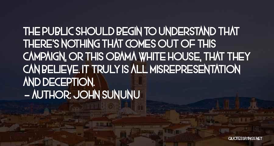 Obama Campaign Quotes By John Sununu