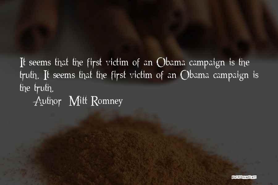 Obama Campaign Quotes By Mitt Romney