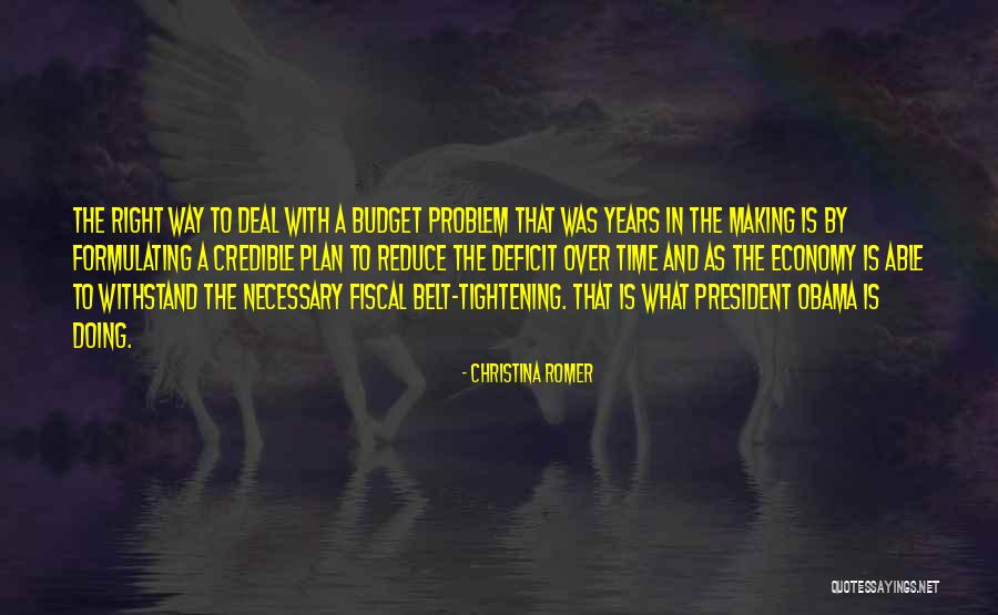 Obama Deficit Quotes By Christina Romer Obama Deficit Quotes By Christina Romer