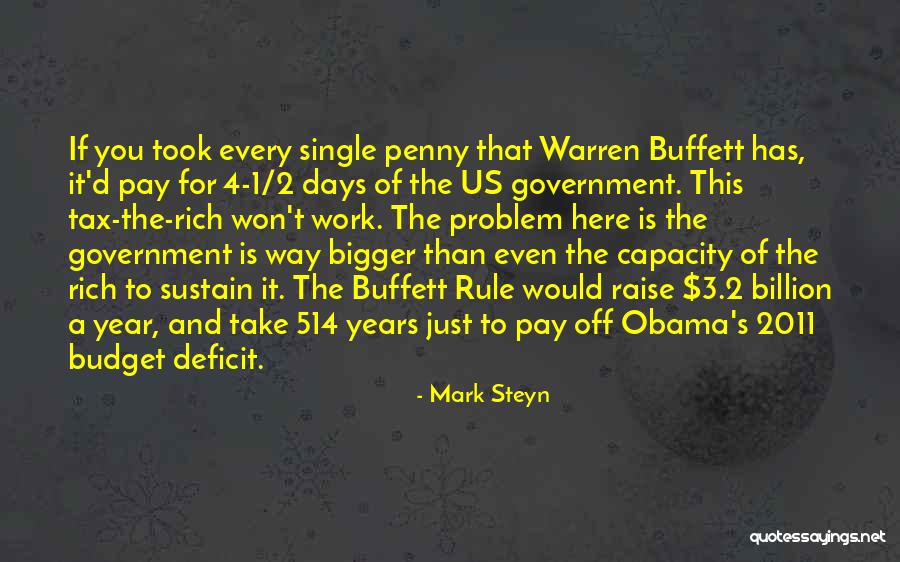 Obama Deficit Quotes By Mark Steyn