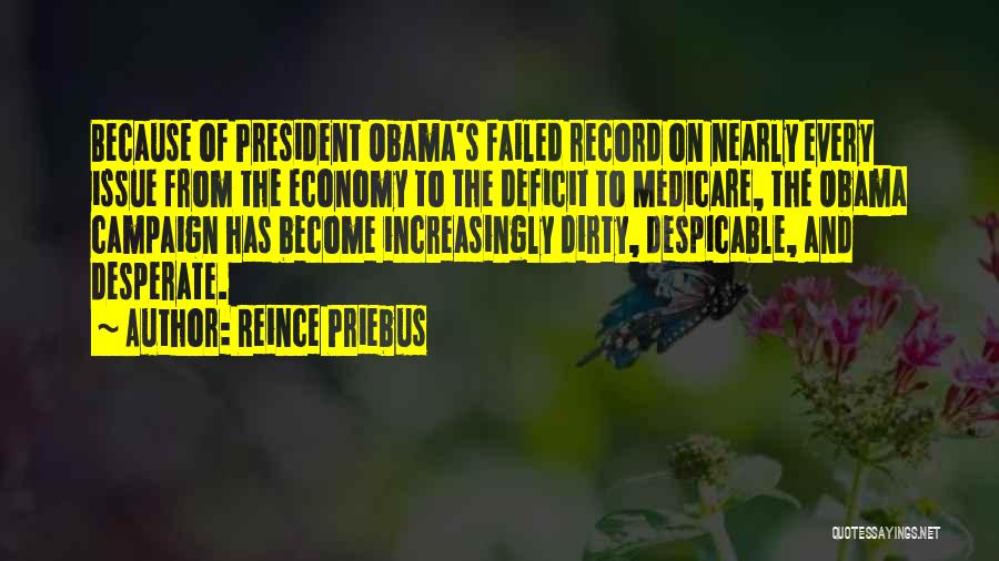 Obama Deficit Quotes By Reince Priebus