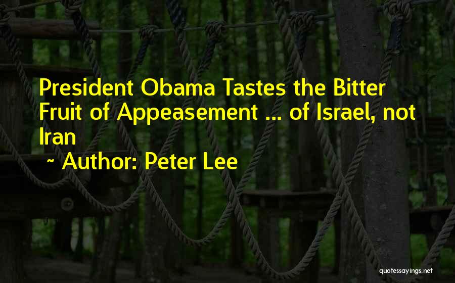 Obama Iran Quotes By Peter Lee