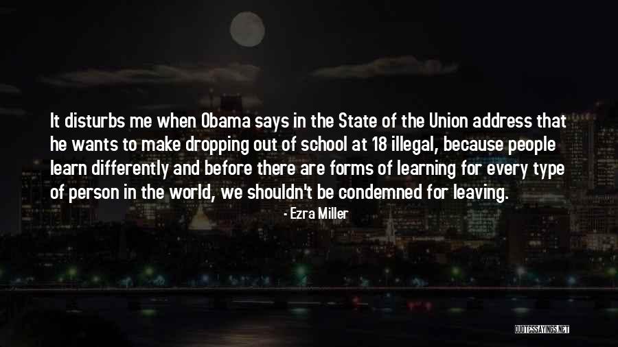 Obama Leaving Quotes By Ezra Miller