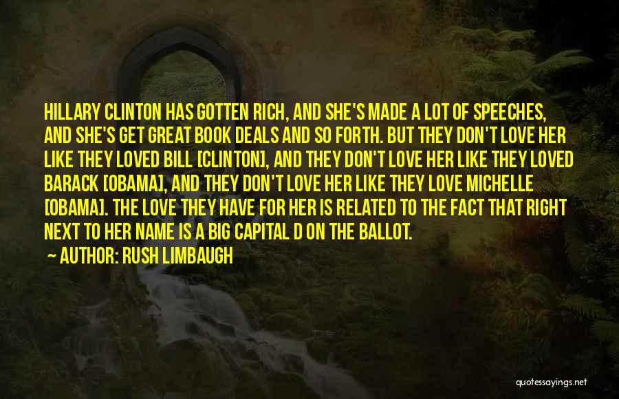 Obama Michelle Quotes By Rush Limbaugh