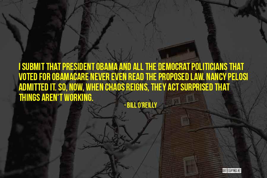 Obama Obamacare Quotes By Bill O'Reilly