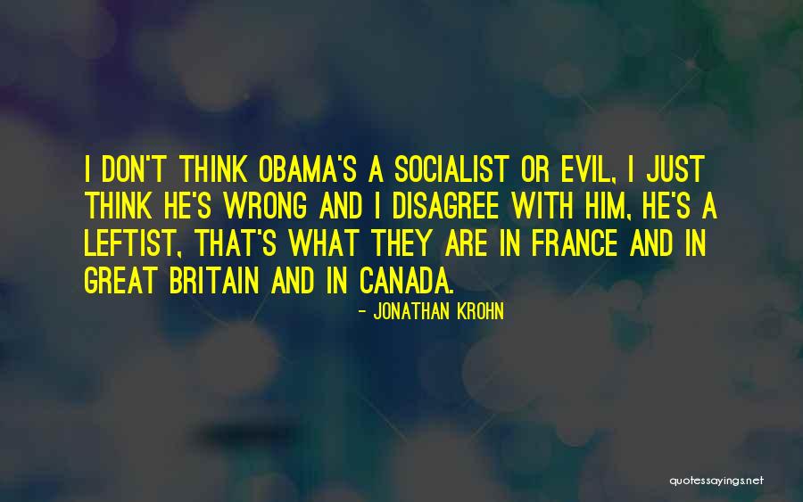 Obama Quotes By Jonathan Krohn