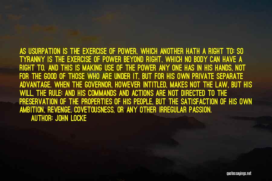 Obama Rule Of Law Quotes By John Locke