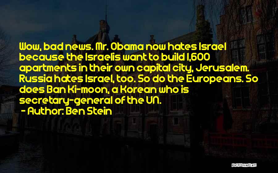 Obama Russia Quotes By Ben Stein