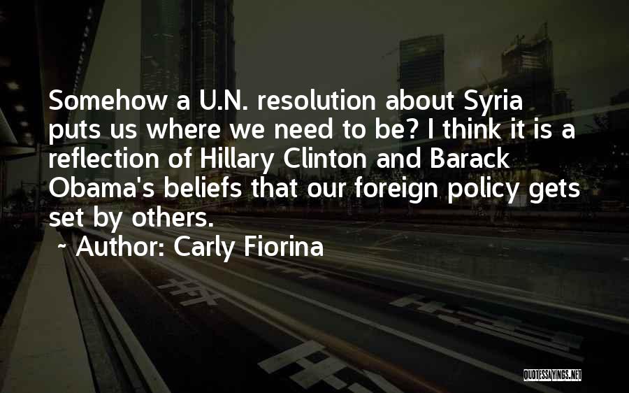 Obama Syria Quotes By Carly Fiorina