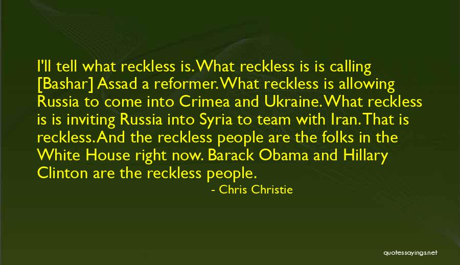 Obama Ukraine Quotes By Chris Christie Obama Ukraine Quotes By Chris Christie