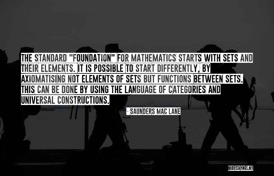 Obanshaft Quotes By Saunders Mac Lane Obanshaft Quotes By Saunders Mac Lane