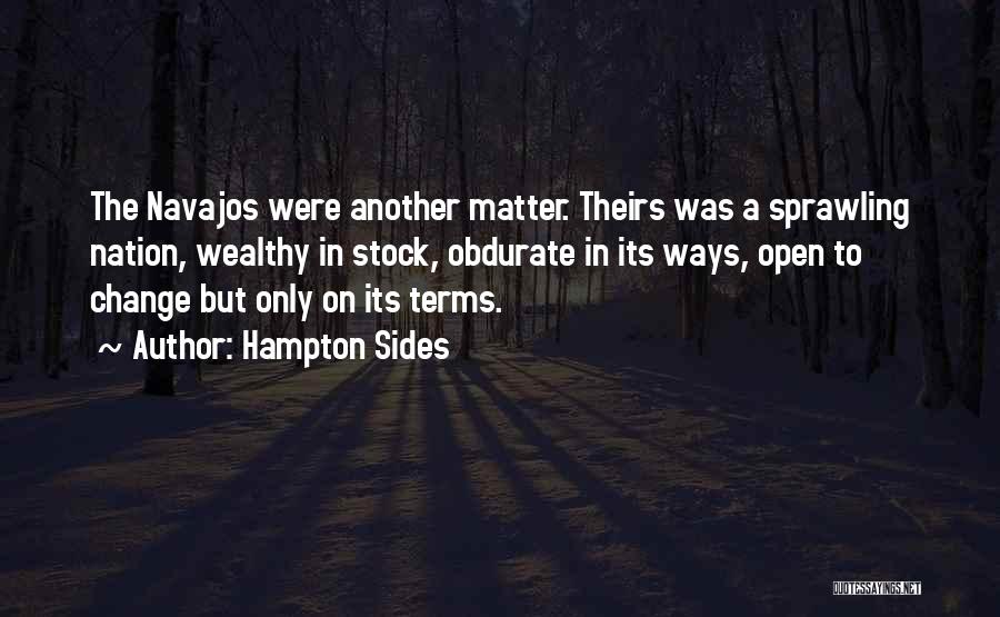 Obdurate Quotes By Hampton Sides