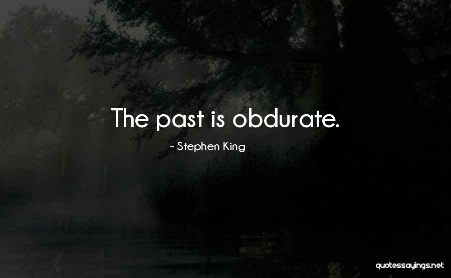 Obdurate Quotes By Stephen King