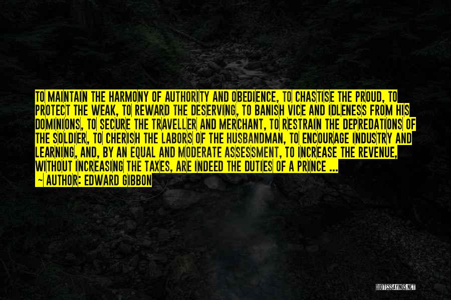 Obedience And Authority Quotes By Edward Gibbon