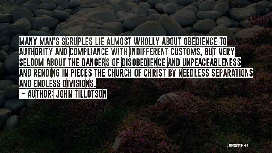 Obedience And Authority Quotes By John Tillotson