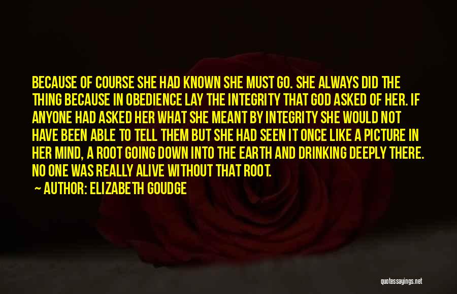 Obedience To God Quotes By Elizabeth Goudge