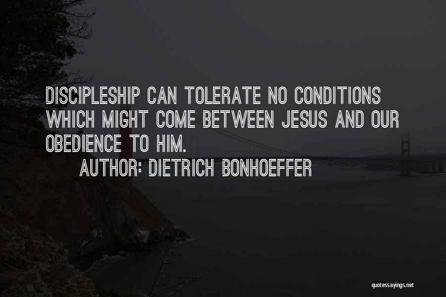 Obedience To Jesus Quotes By Dietrich Bonhoeffer