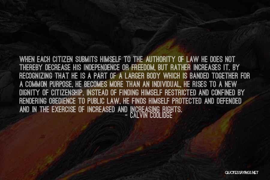 Obedience To Law Quotes By Calvin Coolidge Obedience To Law Quotes By Calvin Coolidge