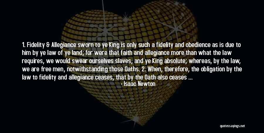 Obedience To Law Quotes By Isaac Newton Obedience To Law Quotes By Isaac Newton