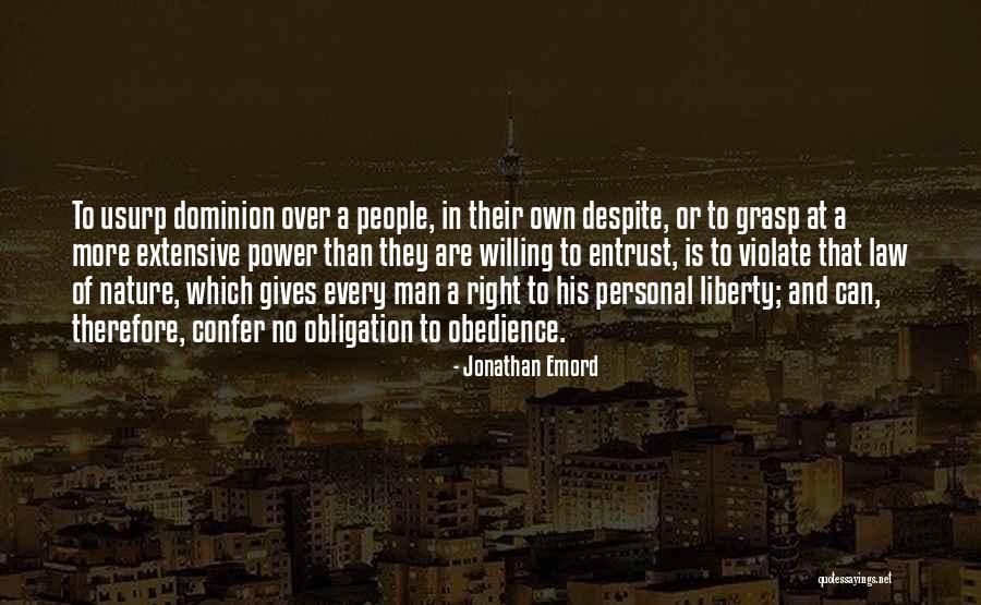 Obedience To Law Quotes By Jonathan Emord Obedience To Law Quotes By Jonathan Emord