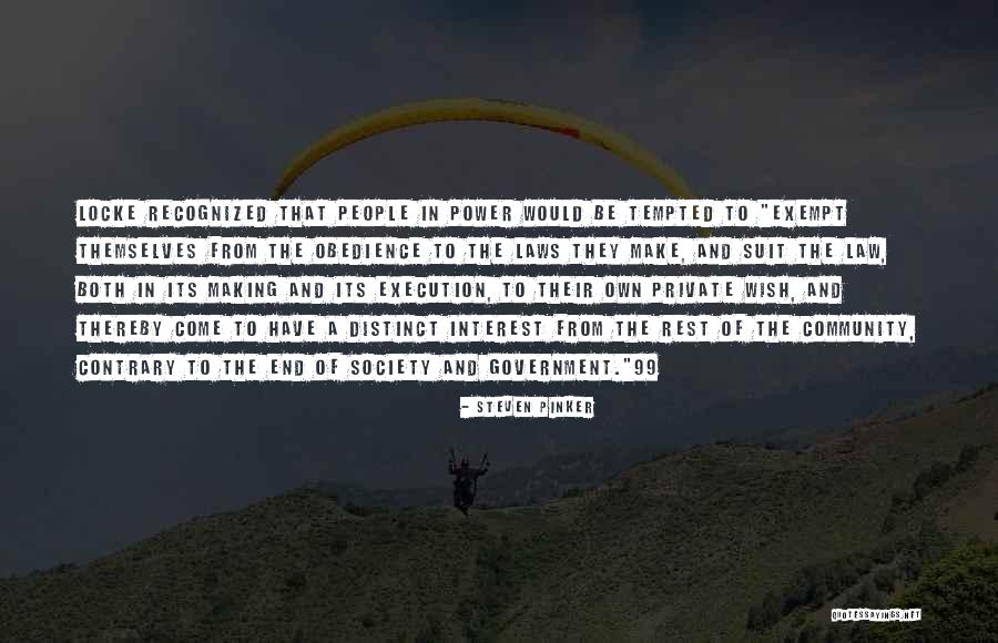 Obedience To Law Quotes By Steven Pinker Obedience To Law Quotes By Steven Pinker
