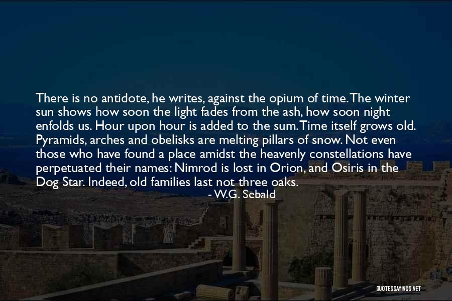Obelisks Quotes By W.G. Sebald Obelisks Quotes By W.G. Sebald