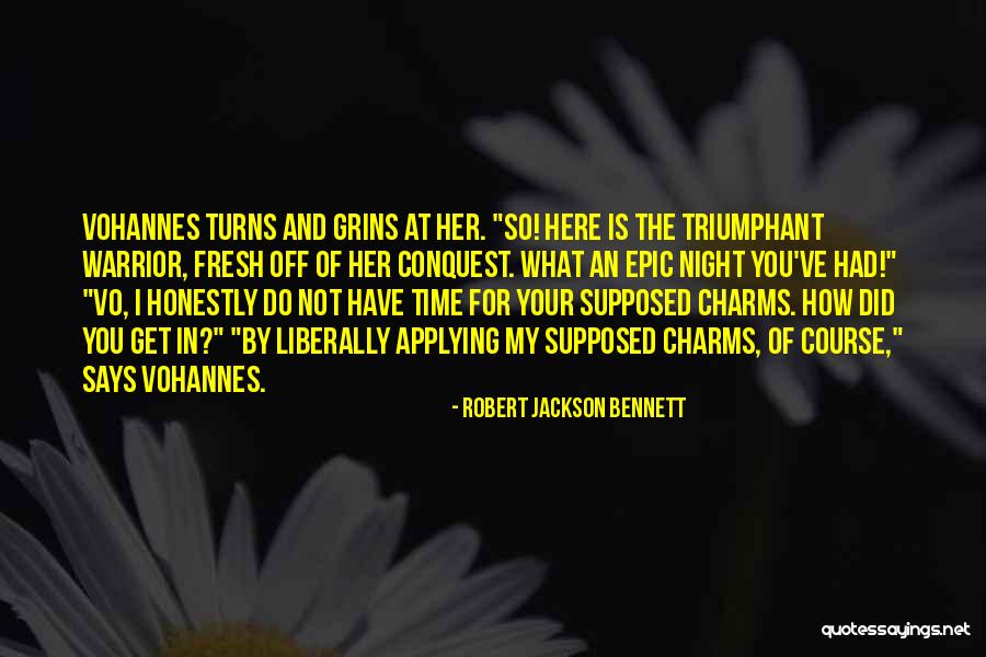 Obermeier Enterprises Quotes By Robert Jackson Bennett Obermeier Enterprises Quotes By Robert Jackson Bennett