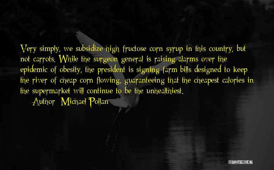 Obesity Epidemic Quotes By Michael Pollan