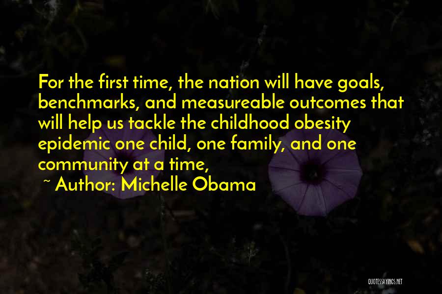 Obesity Epidemic Quotes By Michelle Obama