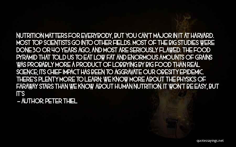 Obesity Epidemic Quotes By Peter Thiel