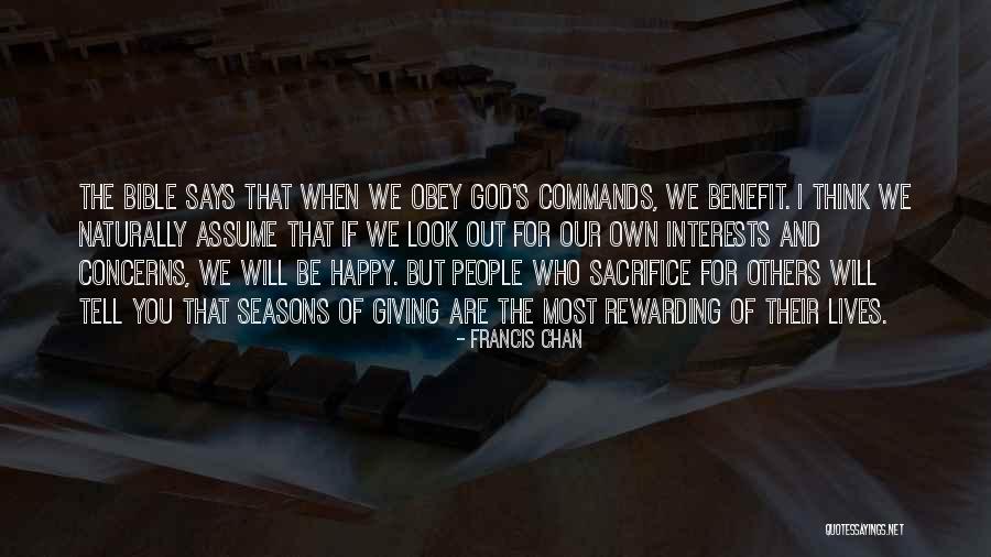 Obey Bible Quotes By Francis Chan