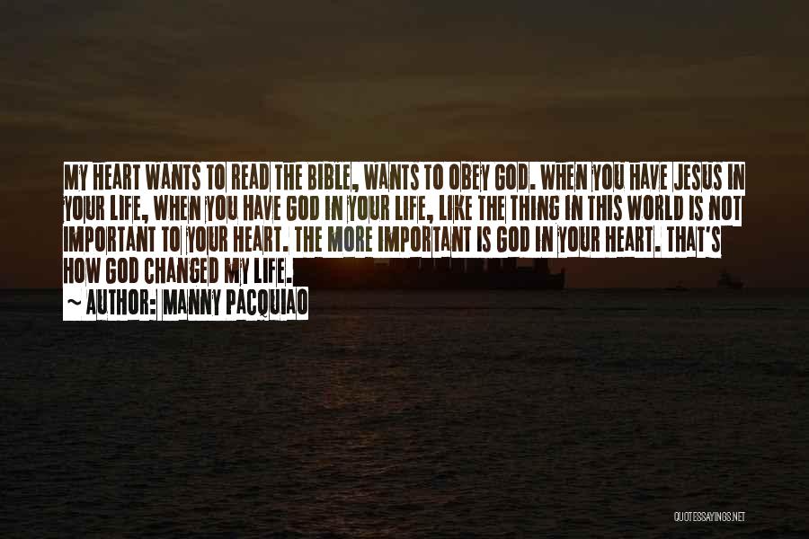 Obey Bible Quotes By Manny Pacquiao