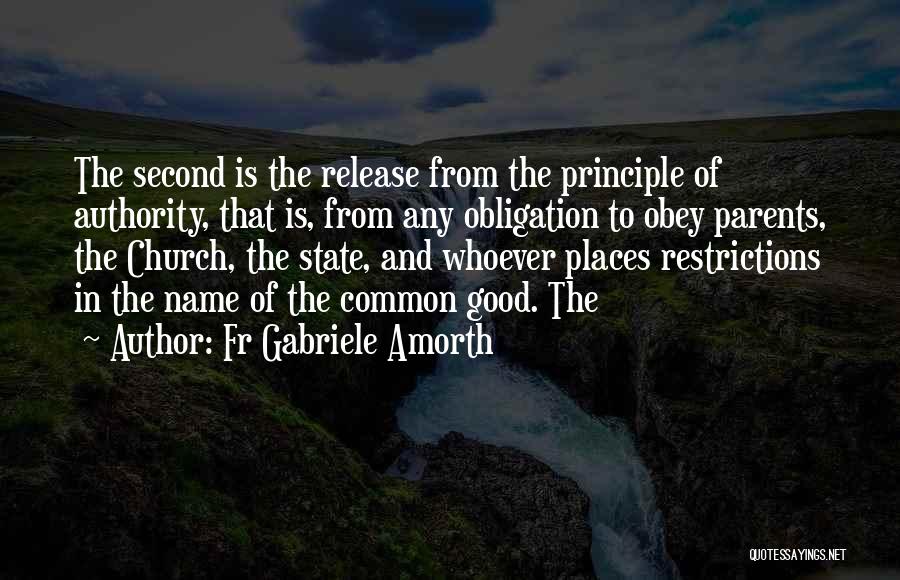 Obey Parents Quotes By Fr Gabriele Amorth