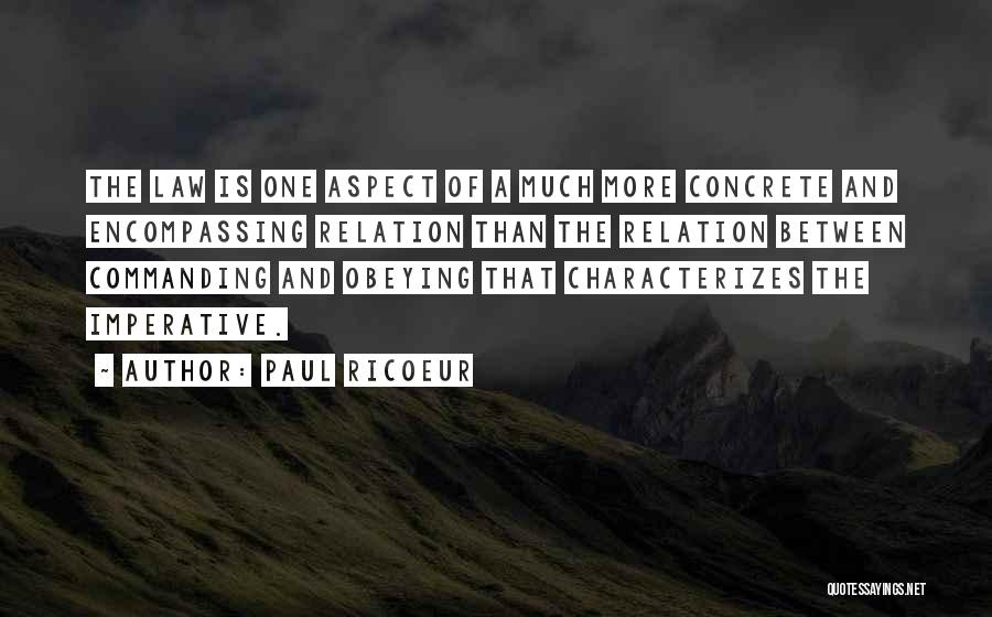 Obeying Quotes By Paul Ricoeur