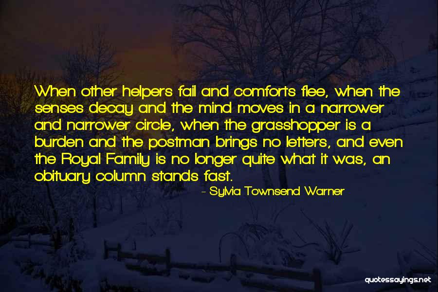 Obituary Quotes By Sylvia Townsend Warner