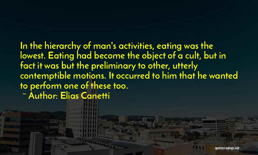 Object Quotes By Elias Canetti