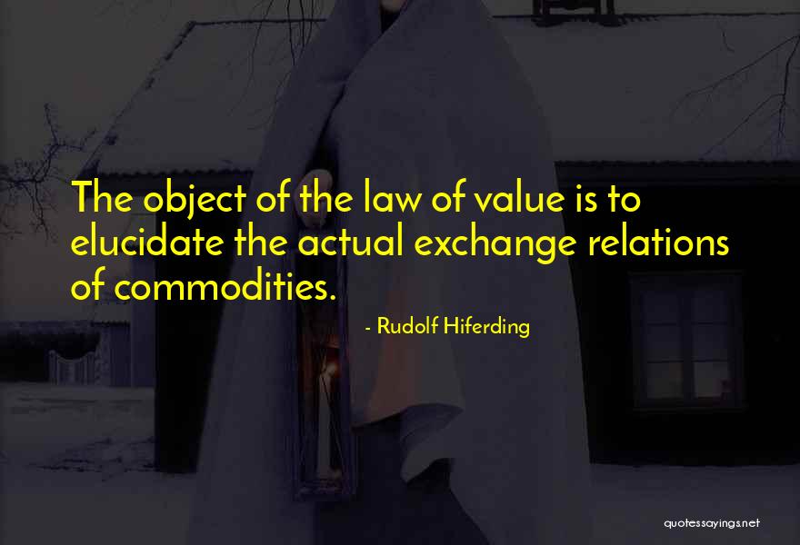 Object Relations Quotes By Rudolf Hiferding Object Relations Quotes By Rudolf Hiferding