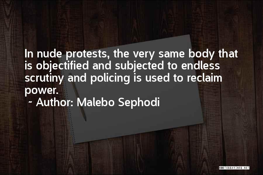 Objectified Quotes By Malebo Sephodi