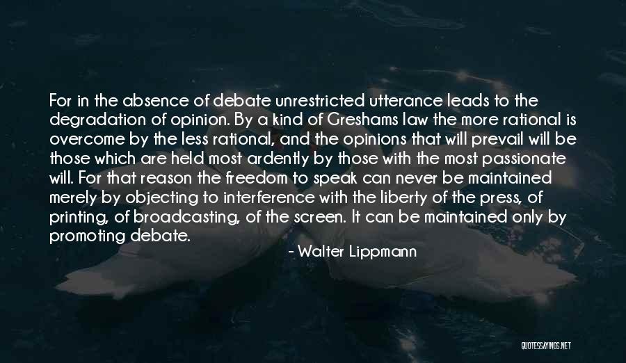 Objecting Quotes By Walter Lippmann Objecting Quotes By Walter Lippmann