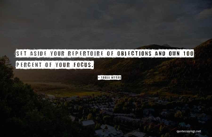 Objections Quotes By Lorii Myers