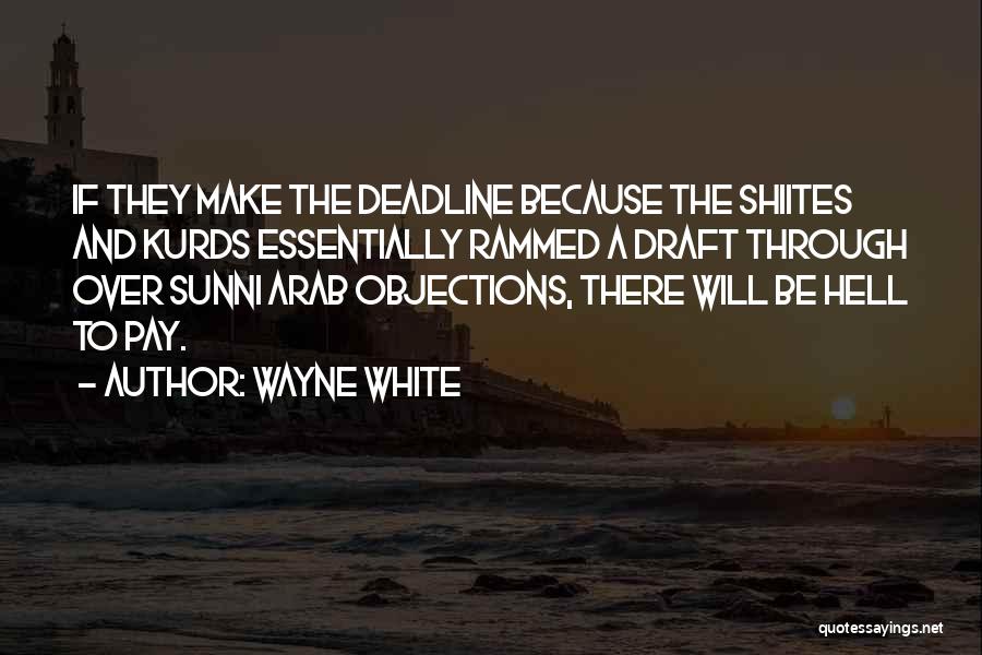 Objections Quotes By Wayne White