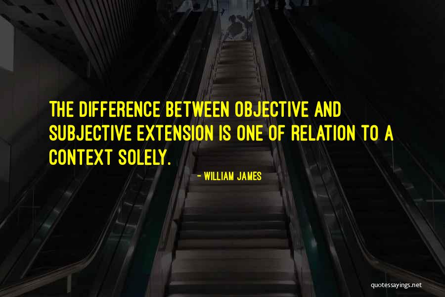 Objective And Subjective Quotes By William James Objective And Subjective Quotes By William James