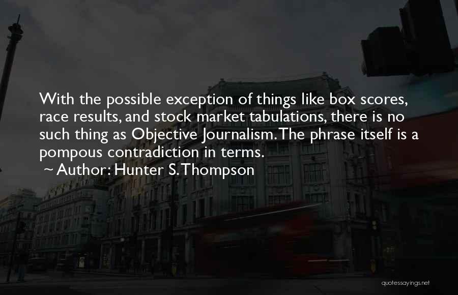 Objective C Stock Quotes By Hunter S. Thompson