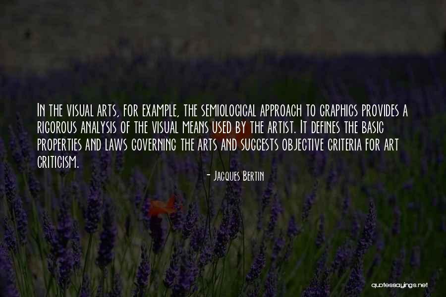 Objective Criticism Quotes By Jacques Bertin