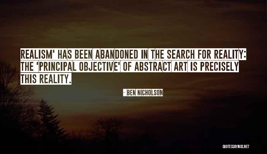 Objective Reality Quotes By Ben Nicholson Objective Reality Quotes By Ben Nicholson