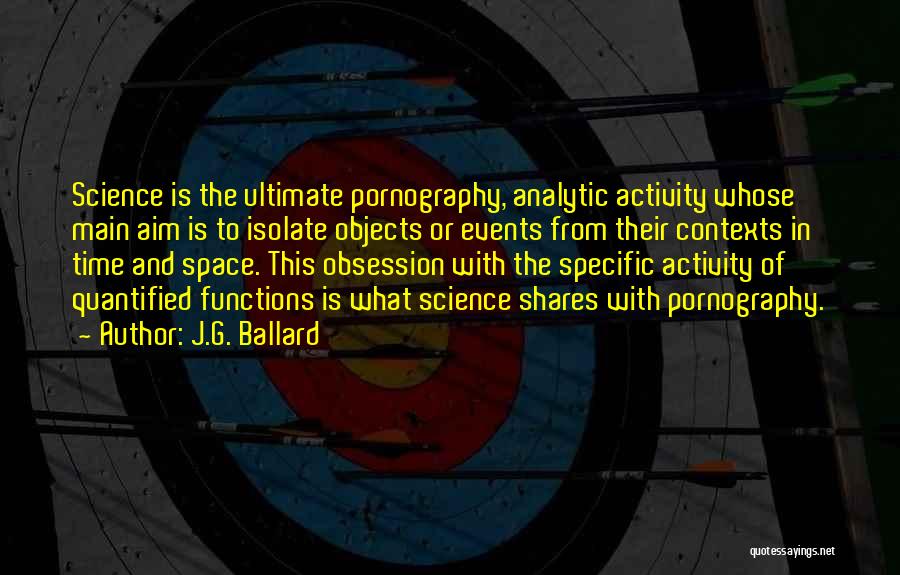 Objects In Space Quotes By J.G. Ballard