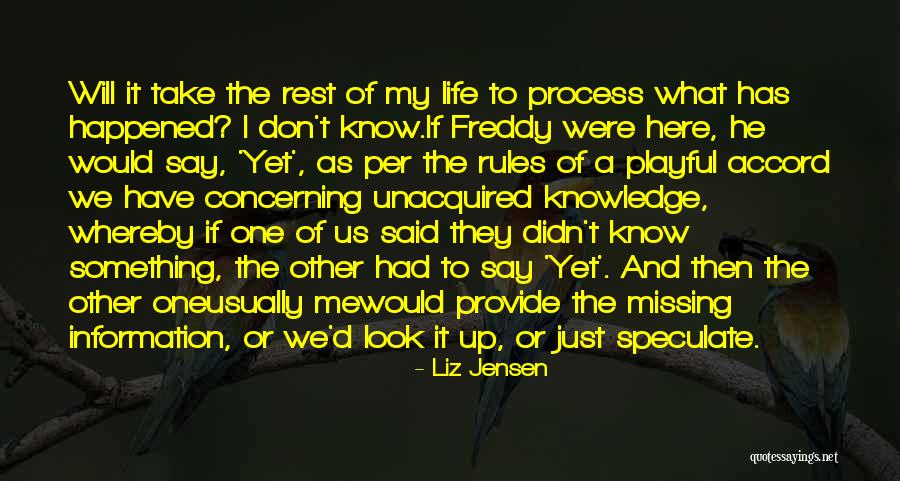 Objekatske Quotes By Liz Jensen Objekatske Quotes By Liz Jensen