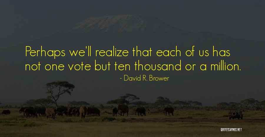 Objetivo Laboral Quotes By David R. Brower Objetivo Laboral Quotes By David R. Brower