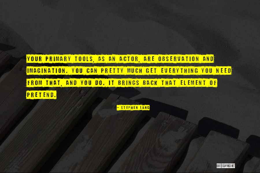 Oblik Glave Quotes By Stephen Lang Oblik Glave Quotes By Stephen Lang