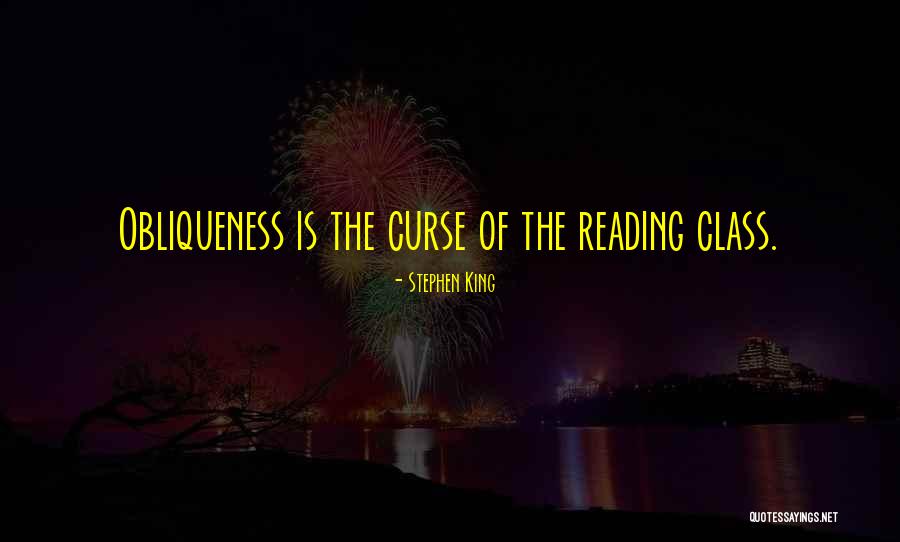 Obliqueness Quotes By Stephen King Obliqueness Quotes By Stephen King
